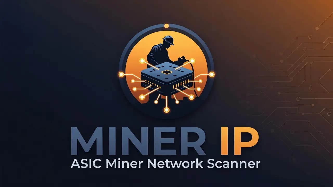 ASIC mining farm network discovery and IP scanning concept