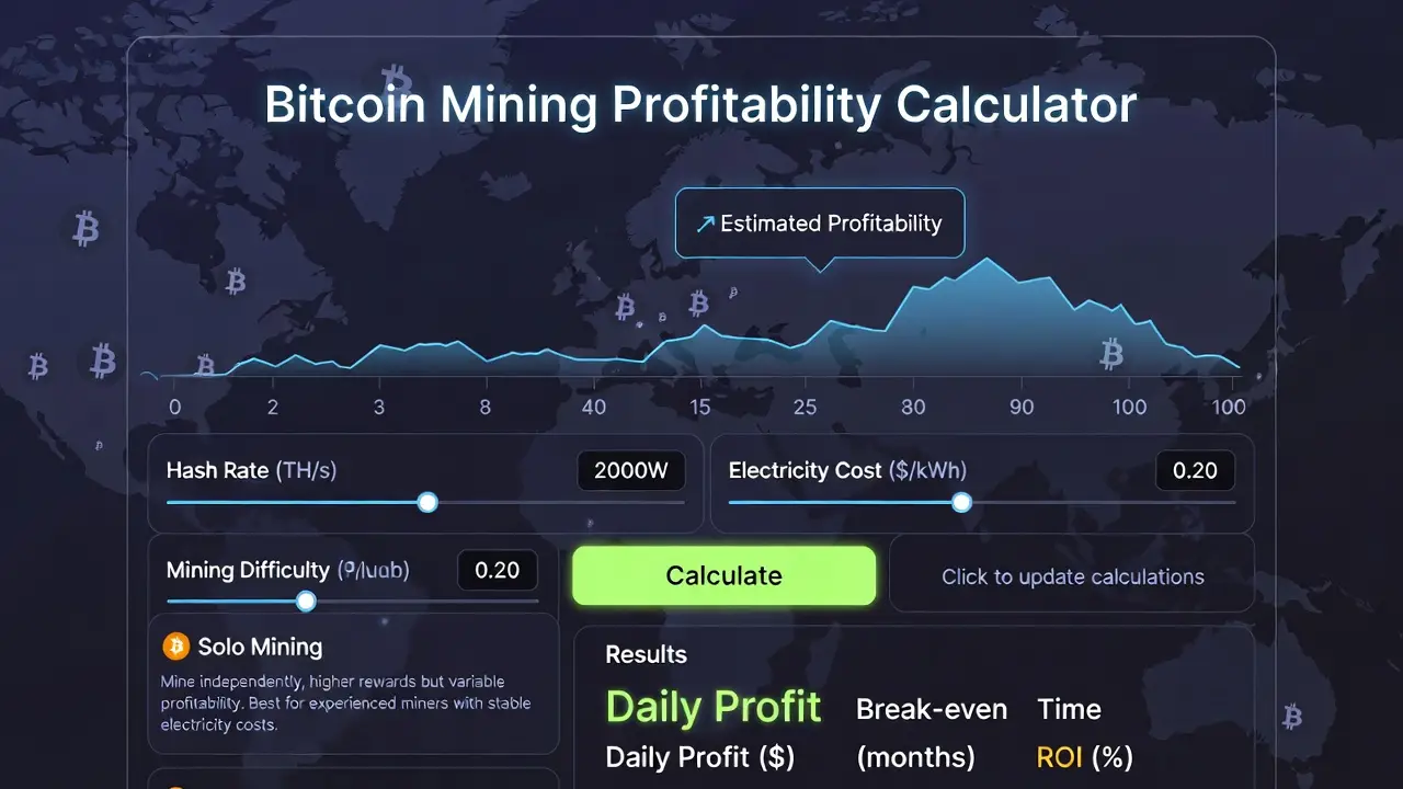 Bitcoin Mining Profitability Calculator Explained (and How Solo Fits In)
