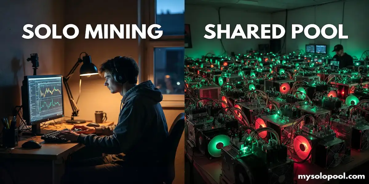 Mining Pools vs Solo Mining: Share Payouts vs Full 3BTC Block Reward